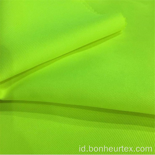 Visibilitas Tinggi Polyester Twill Gabardine Fabric